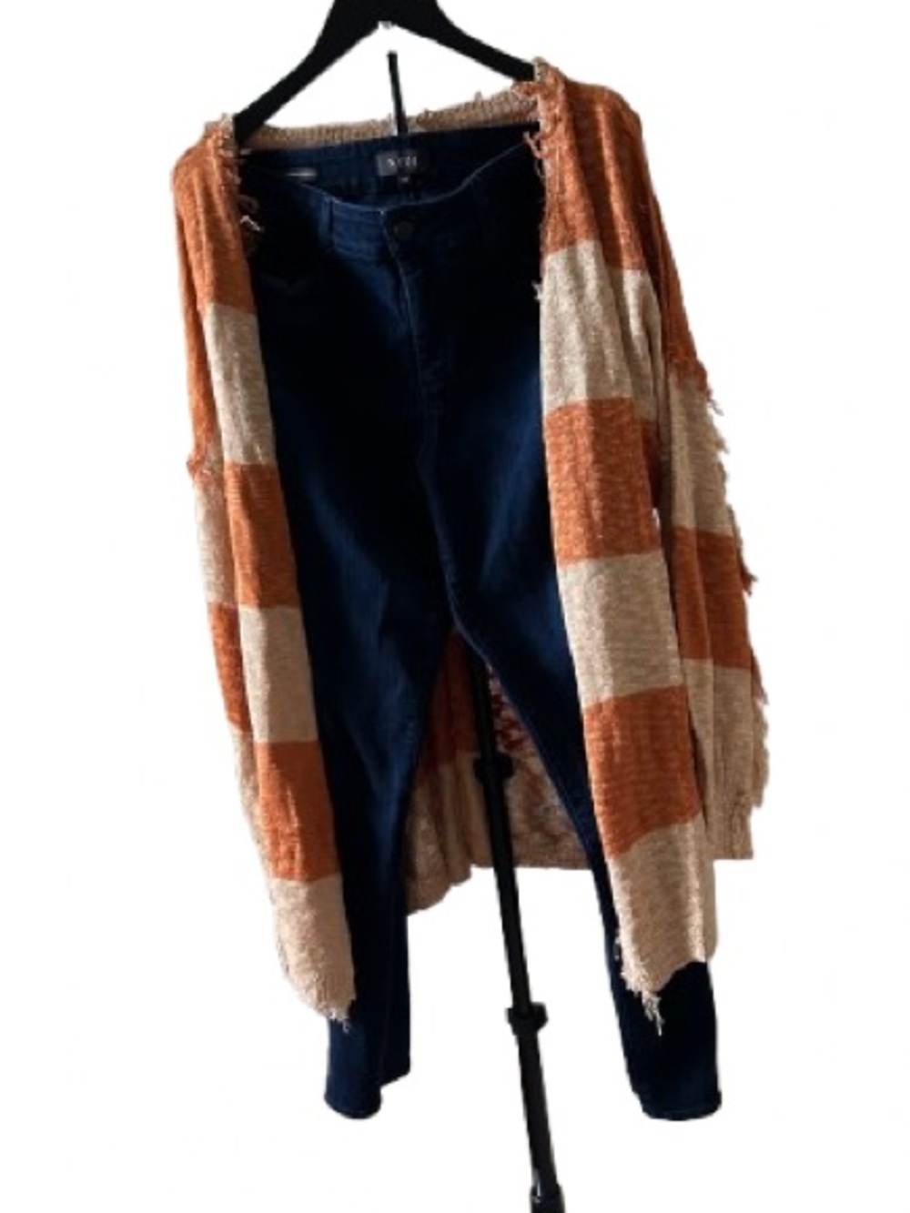 2 Items. Fantastic Fawn Orange and Beige NWT Oversized AND NYDJ Skinny  Leggings